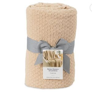 Better Homes and Gardens Knitted Throw Blanket